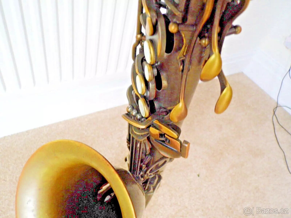 TREVOR JAMES RAW SIGNATURE CUSTOM BARE BRASS TENOR SAX & BAR - 8