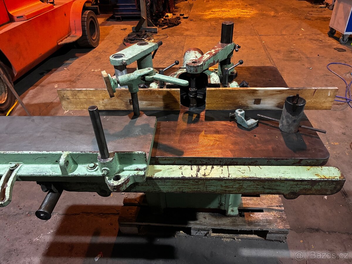 Spodní frézka Ligmet + čepovací vozík PLATÍ DO SMAZÁNÍ - 8