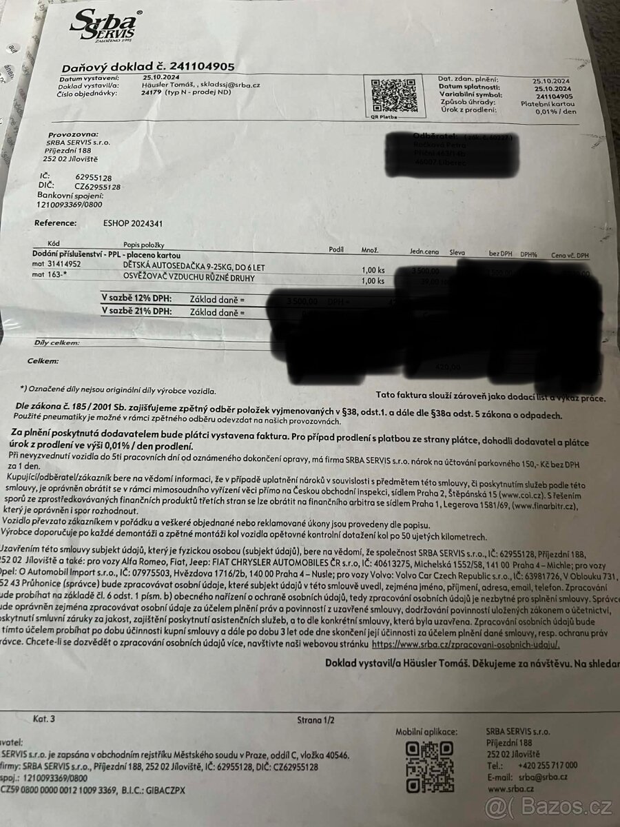 Dětská autosedačka Volvo v záruce, stav jako nová - 8