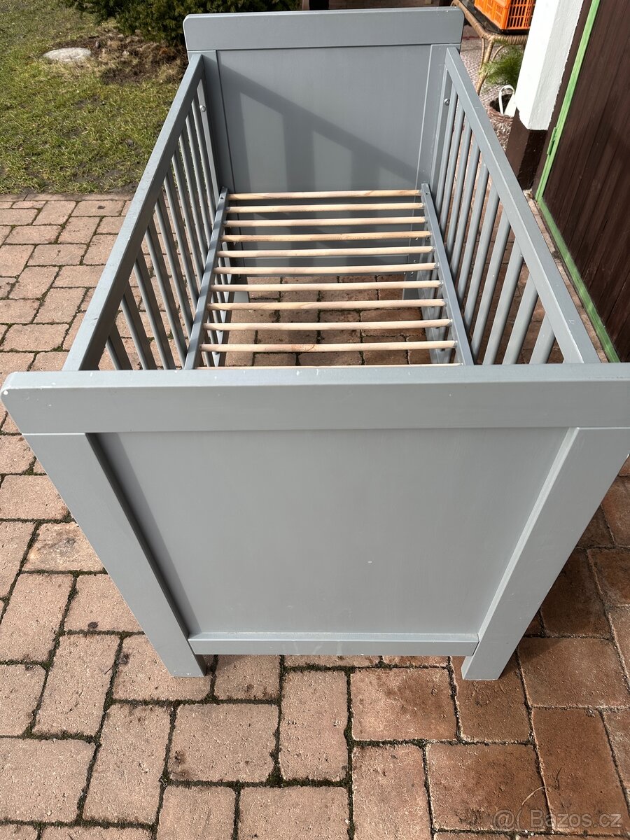 Dětská dřevěná postýlka Bopita - 8