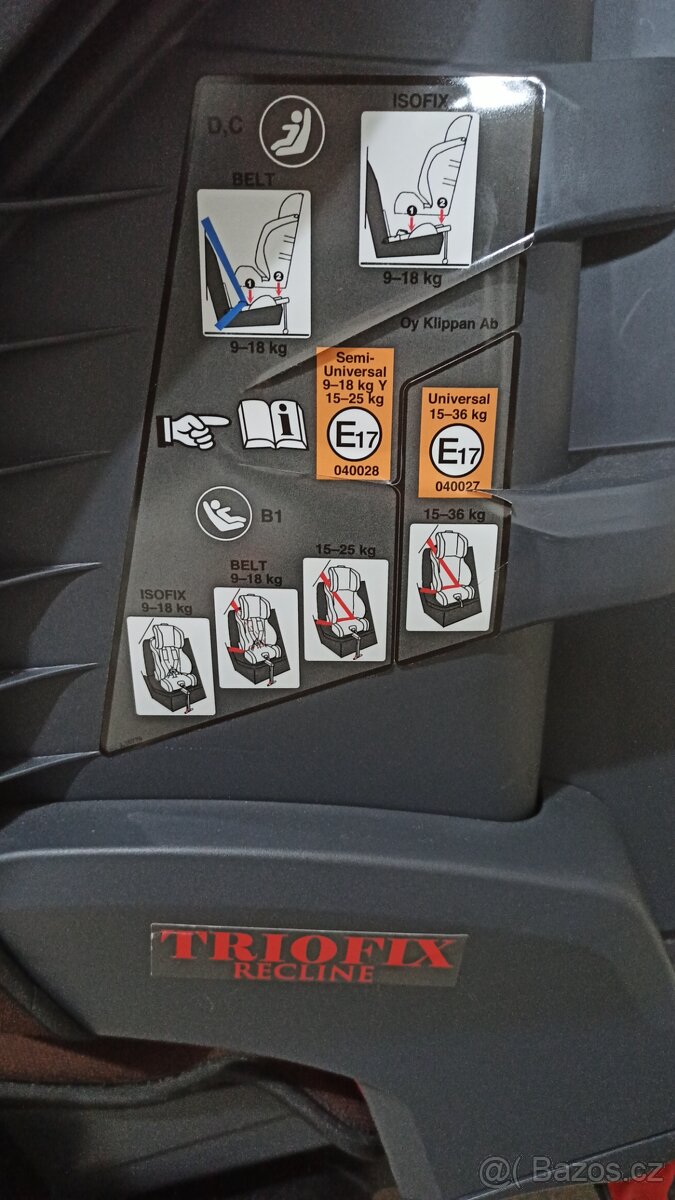 Autosedačka Klippan. - 8