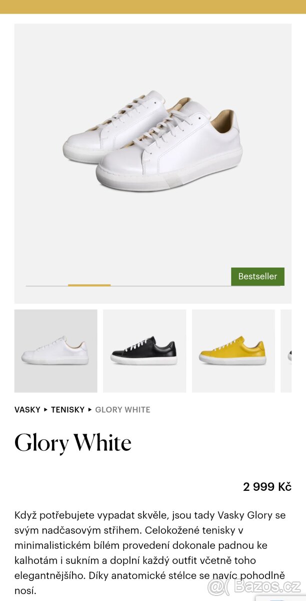 Celokožené bílé tenisky Vasky Glory White vel. 39 - 8