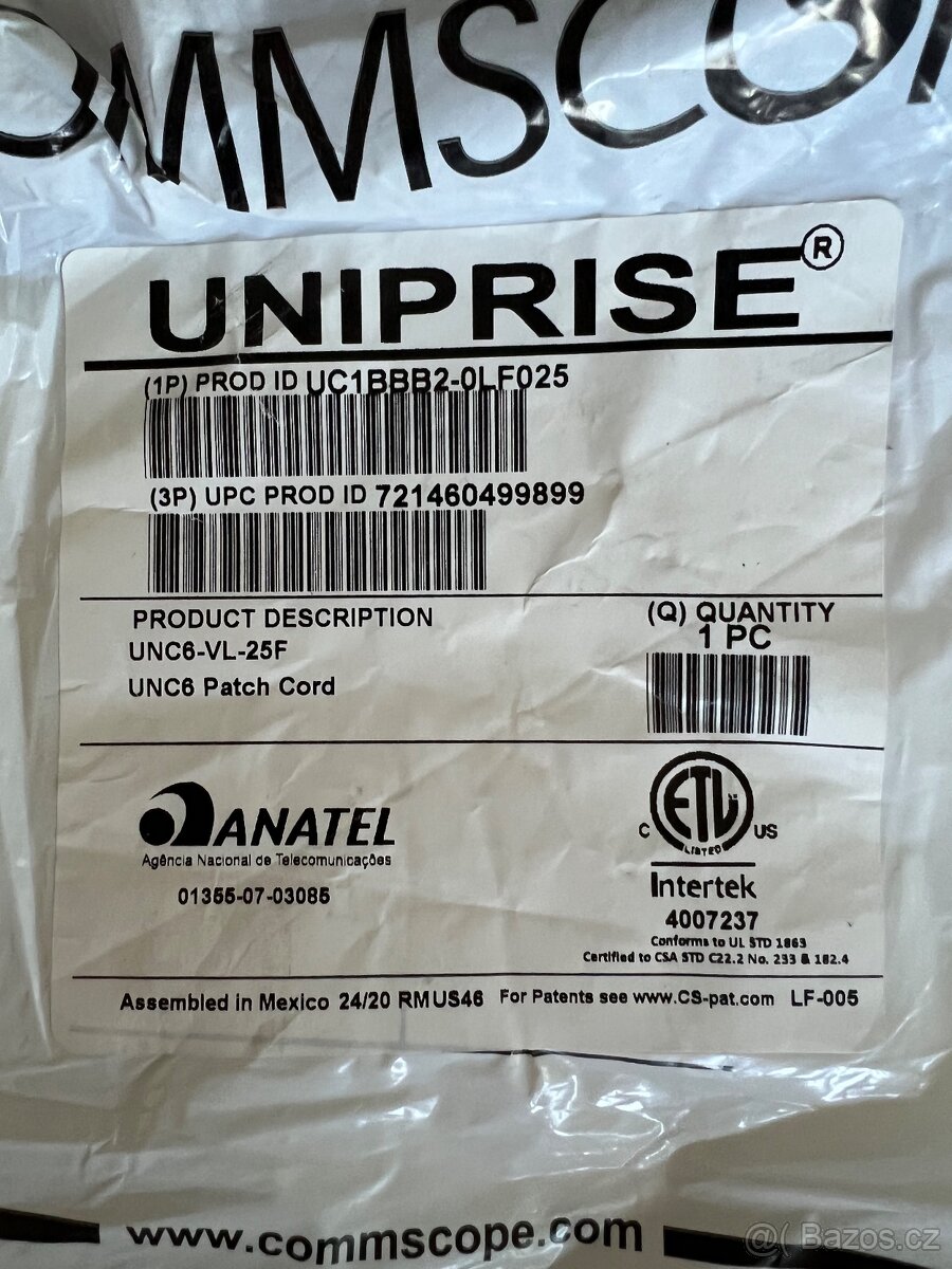 CAT6 Patch Cords Nové Commscope USA Cat6 Internet Data - 8