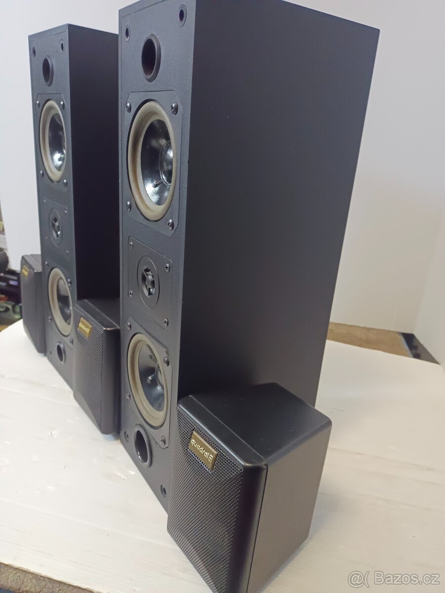 QUADRAL Base Zero, repro 5ks, max 80W, 4ohmy - 8