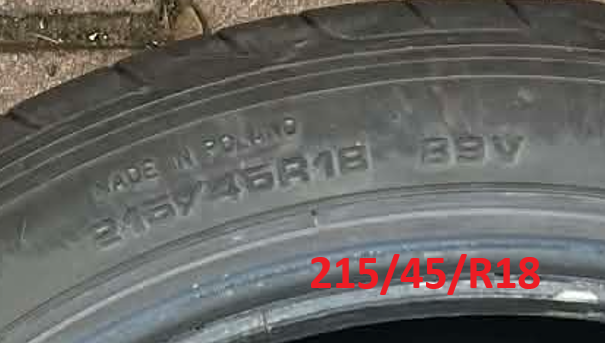 prodám pneu 18 215/45/18 - 8