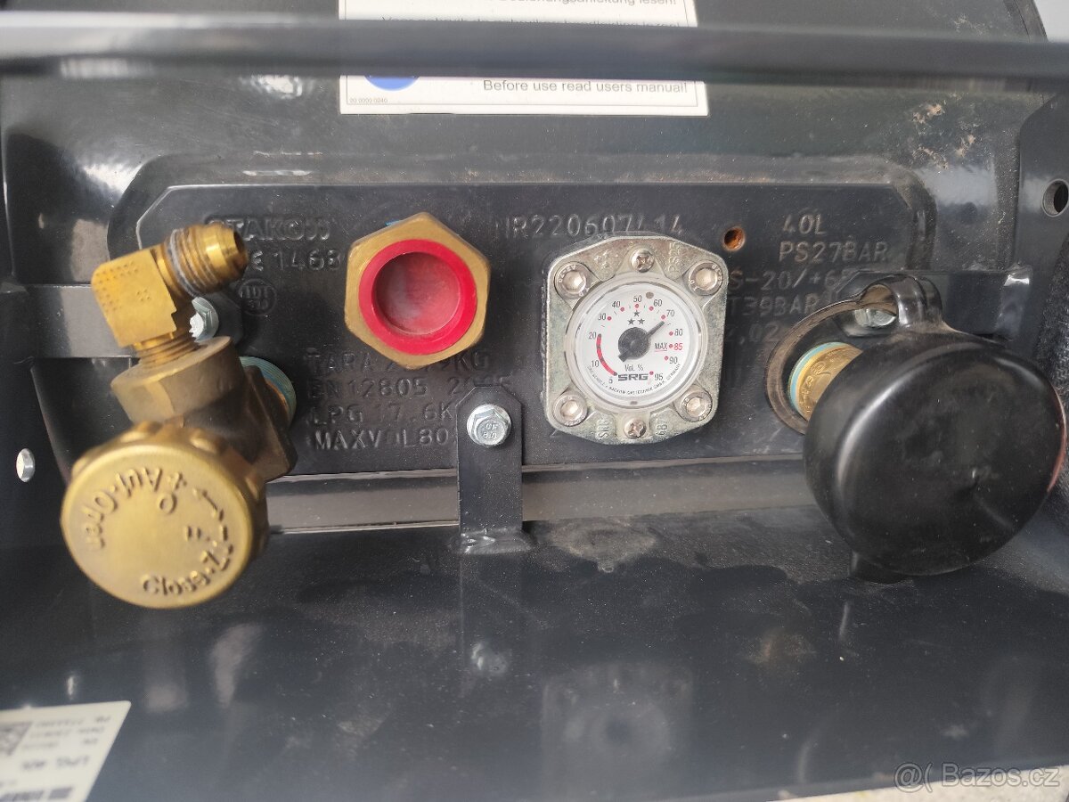 LPG nádrž 40l. - 8
