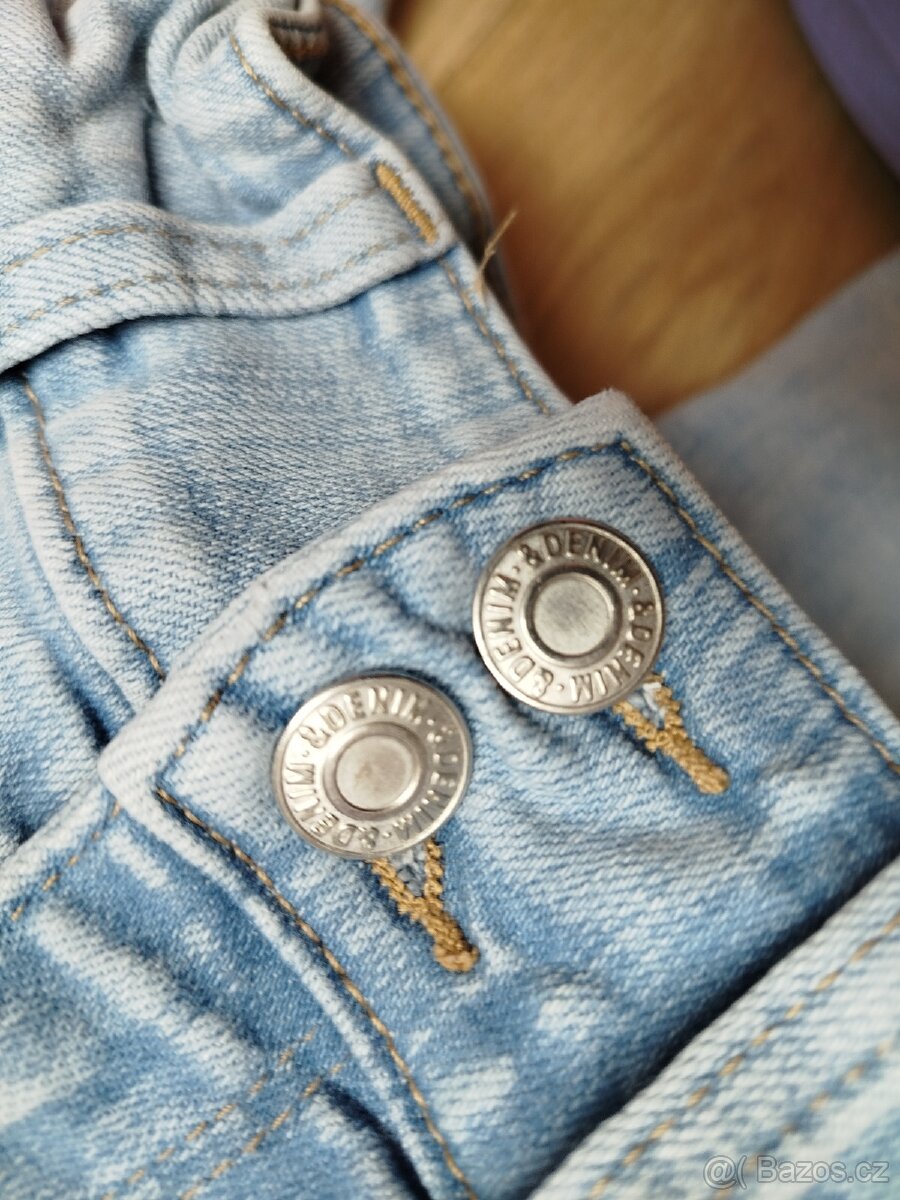 Džíny do zvonu, H&M, vel.140 - 8