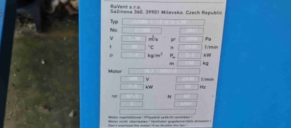 Prodám Použitý odlučovač prachu DONALDSON DFE 2-8 V, r. v. 2 - 8