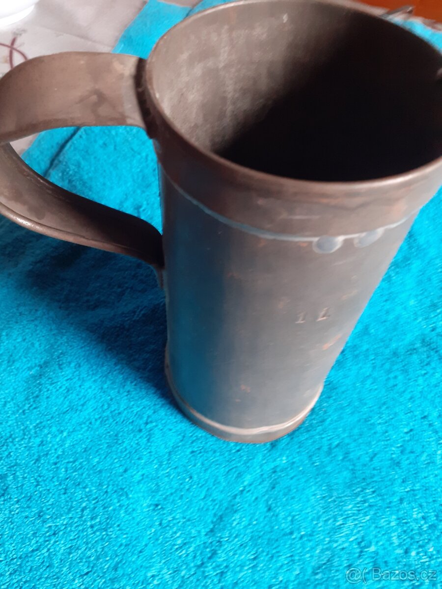 Starožitné odměrky, mlýnek leinbrock, stojan na ubrousky - 8