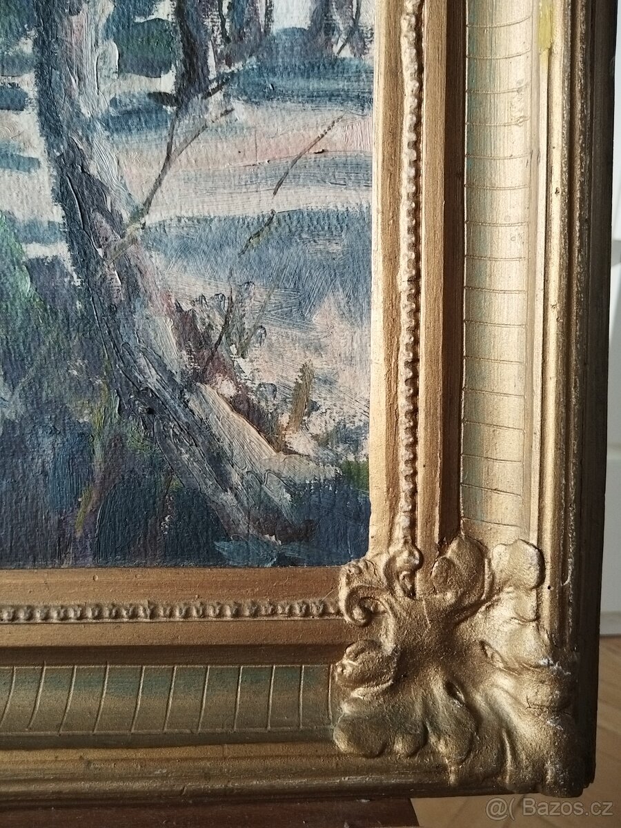 obraz ZIMNÍ NÁDHERA, olej, Jaroslav Tlustý - 8