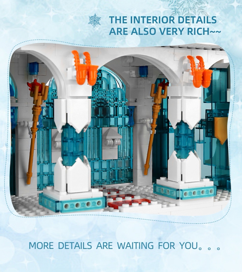 stavebnice Ledové království, palácová brána B - 8
