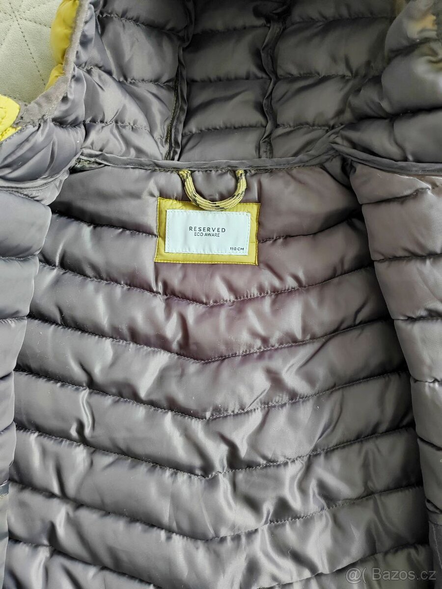 Prošívaná bunda Reserved 4-5 roku a nový batoh Reserved - 8