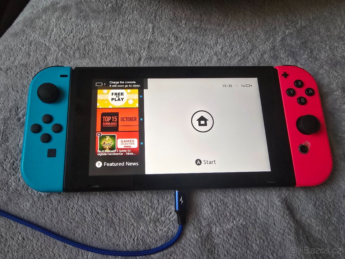 Nintendo Switch + hry + příslušenství + krabice - 8