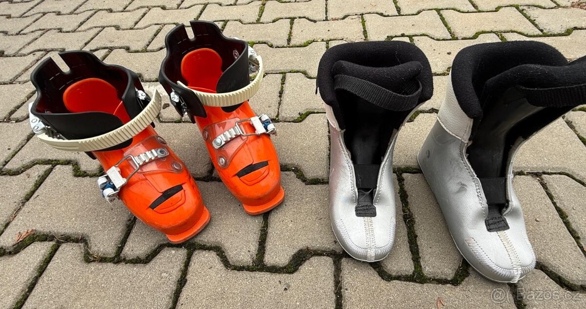 Dětské lyže Salomon 90 cm a boty Atomic - 8