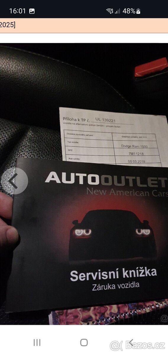 Prodám Dodge ram 5.7 LPG ČR - 8