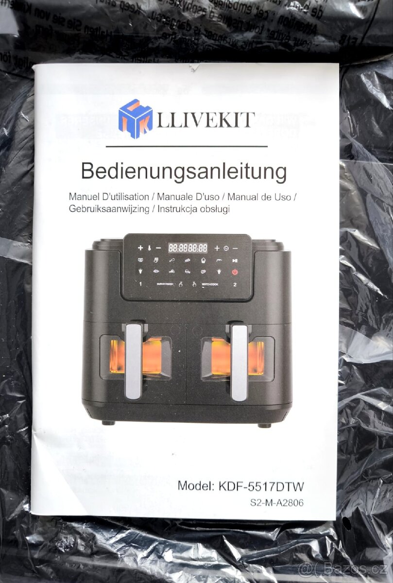 Horkovzdušná fritéza Llivekit 9 litrů - 8