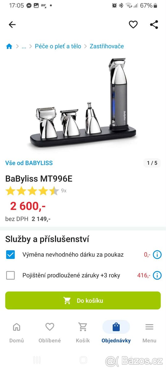 Nový multifunkční zastřihovač Babyliss - 8