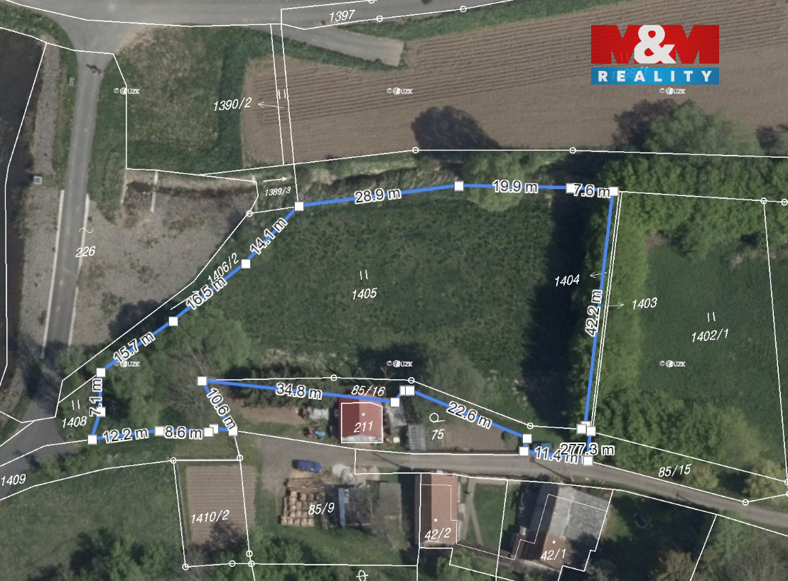 Prodej pozemku k bydlení v Sendražicích - 8