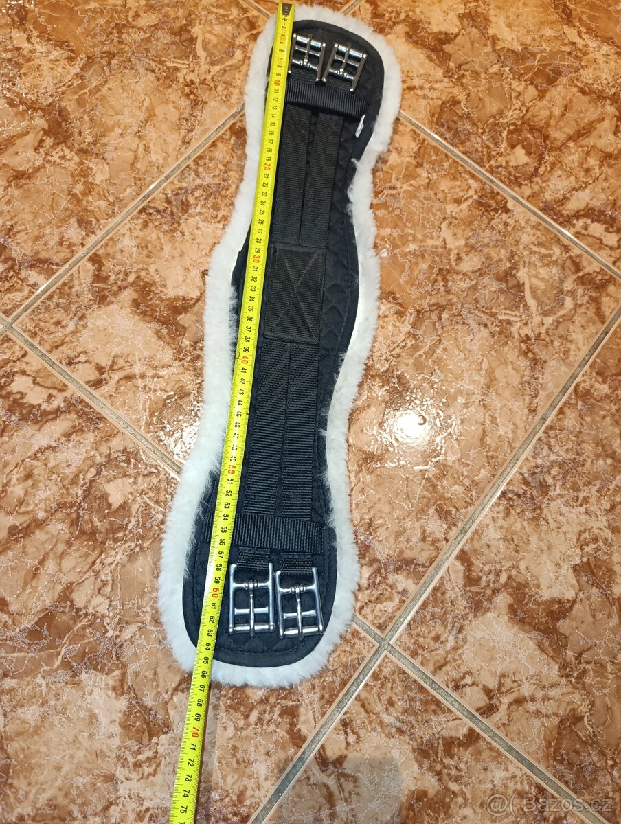 Drezurní podbřišník s pravým beránkem 60 cm - 8