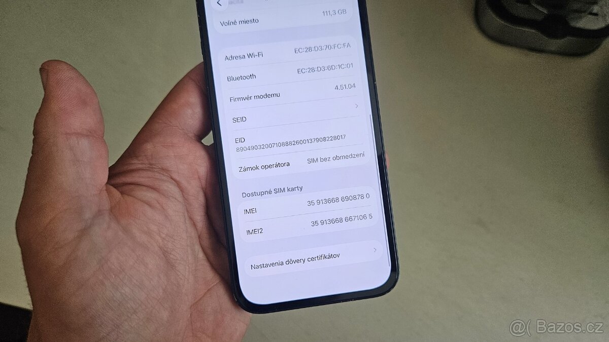 Vymením Apple iPhone 14 tmavý 128GB - 8