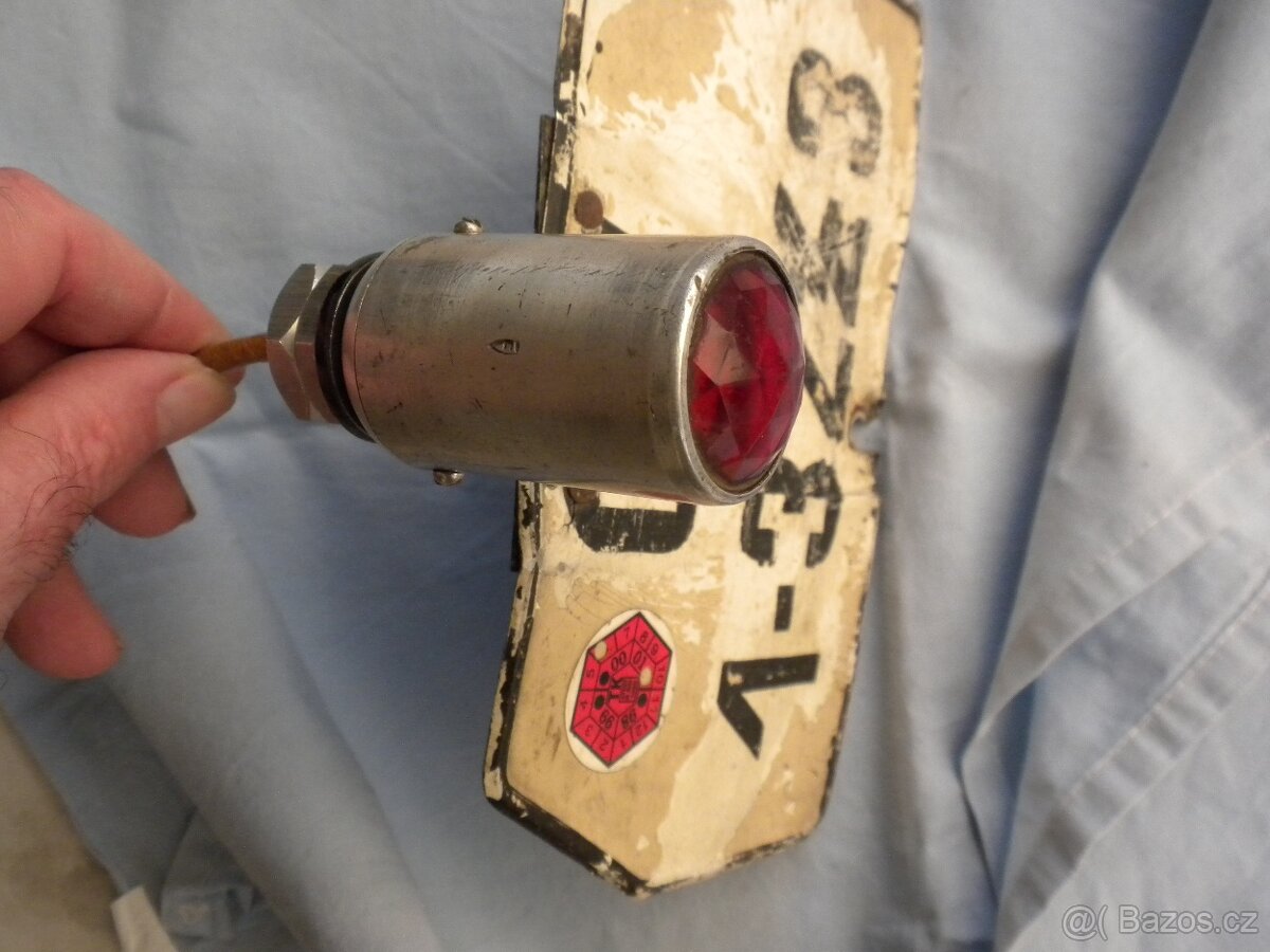 JAWA Special,JAWA Robot zadní světlo hlinikové značeno FJ - 8