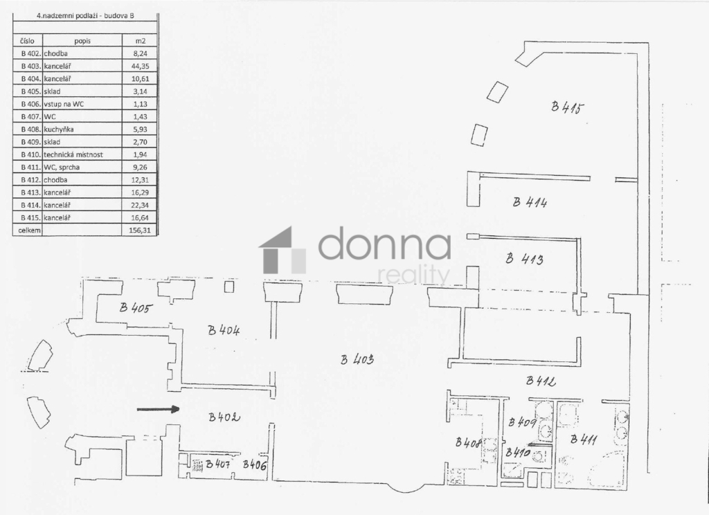 Pronájem kanceláře 156,3 m² Václavské náměstí, Praha - Nové - 8