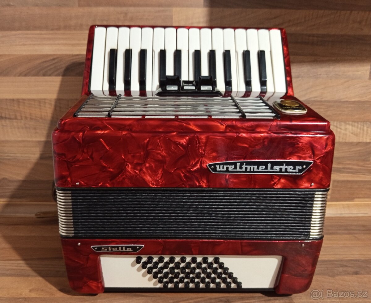 Akordeon (harmonika, heligonka) Weltmeister - 8