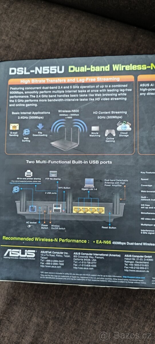Router Asus DLS-N55U - 8