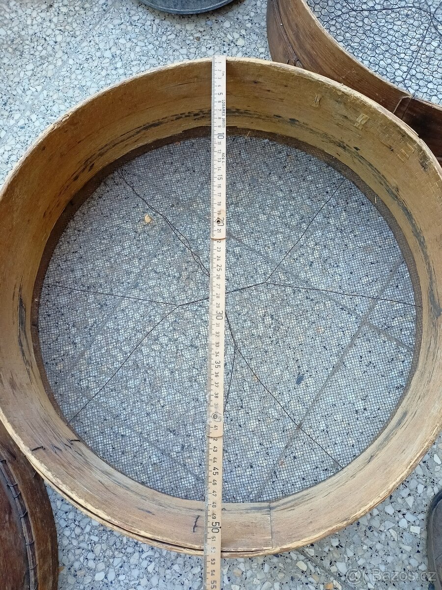 Dřevěná síta, sada 3ks (rezervace p. Hanz. Ostrava) - 8