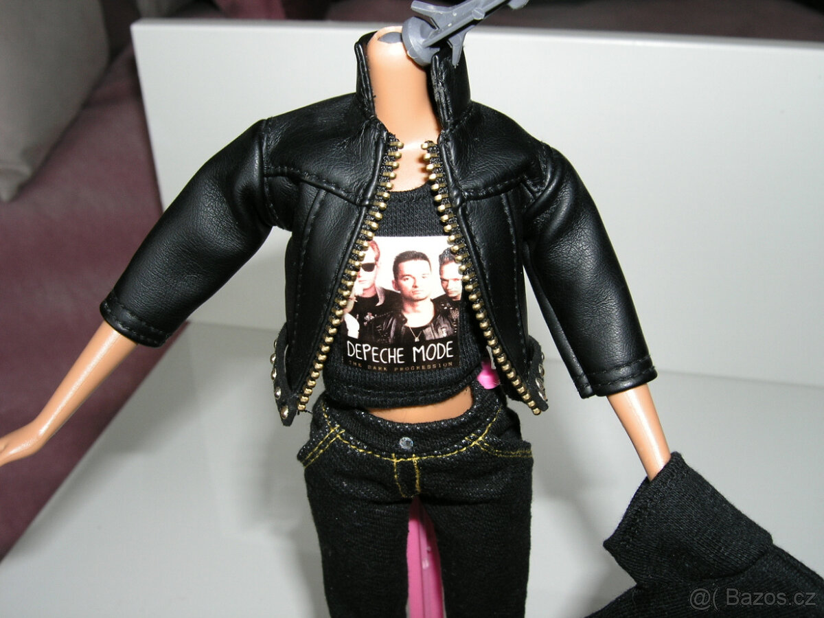 Šaty kalhoty tričko oblečky na panenku Barbie - 8