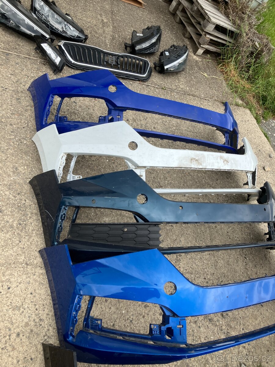 dily skoda Scala Musite lakovat Naraznik stena - 8