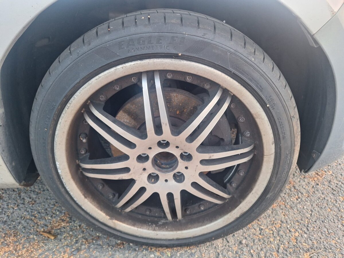 4x originální alu kola Ford 5x108 – 2x nové pneu (DOT 3723) - 8