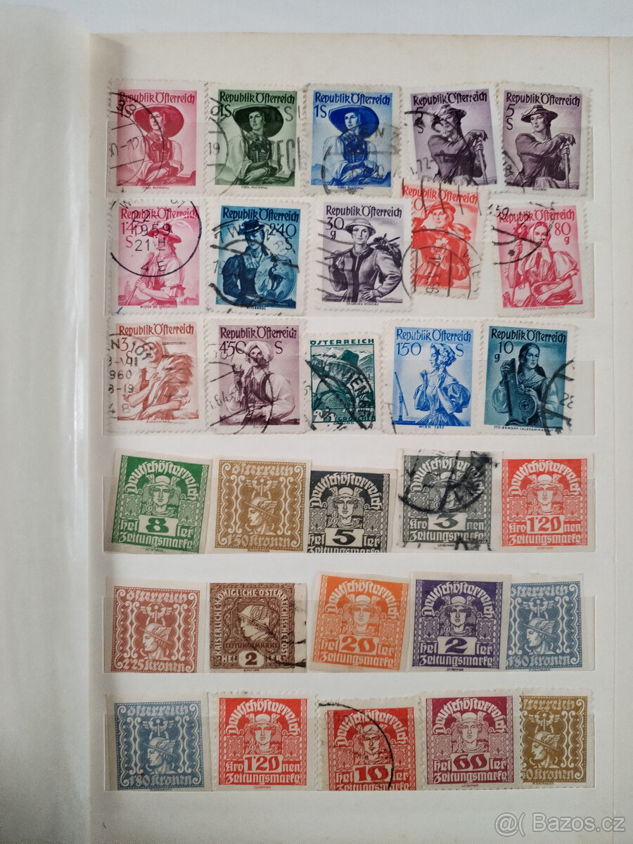 Poštovní známky sbírka 4500 tisíce kusů - 8