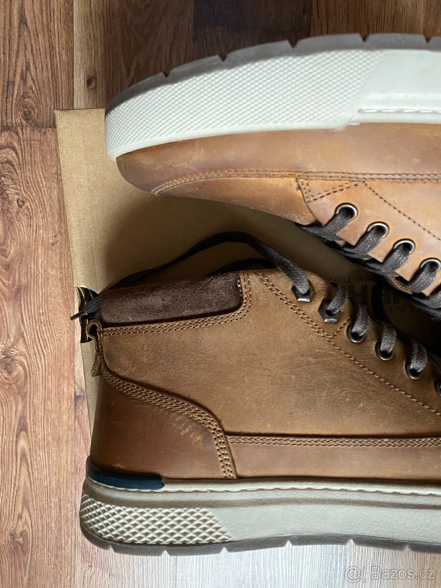 Nové pánské kožené podzimní/zimní boty Weinbrenner - č. 42 - 8