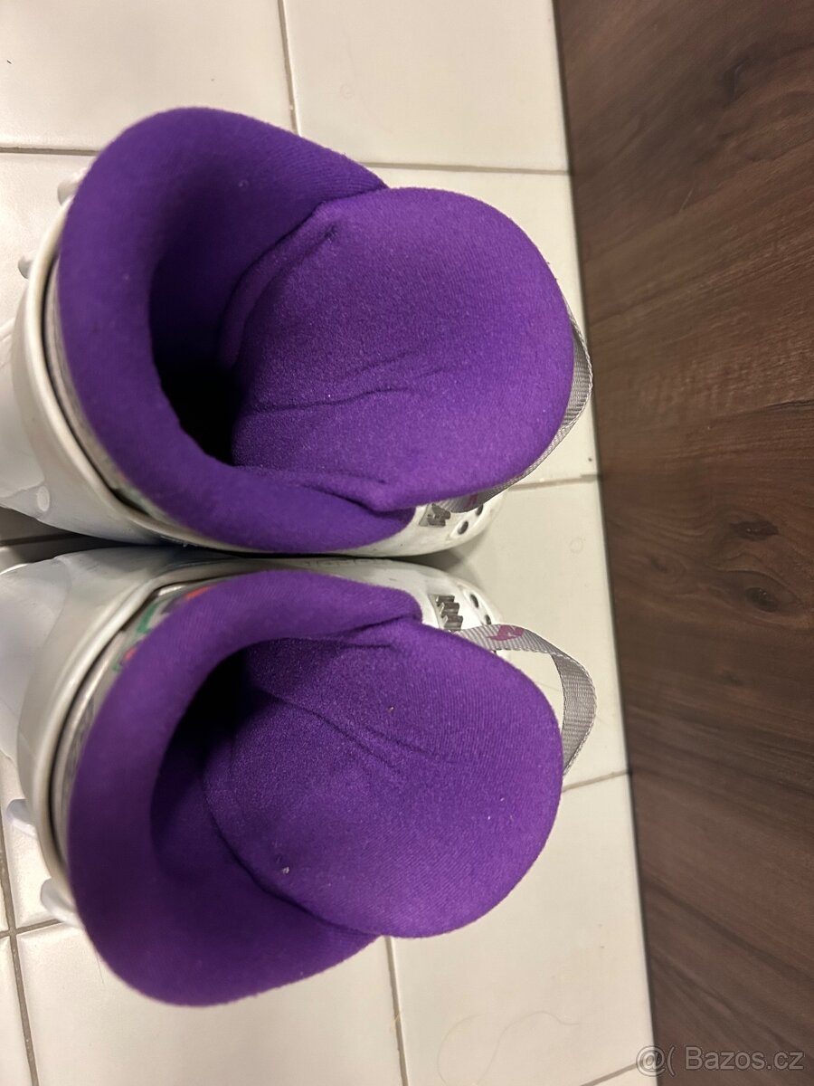 Dívčí lyžařský set Nordica lyže 120cm, lyžáky 25.0-25.5 - 8