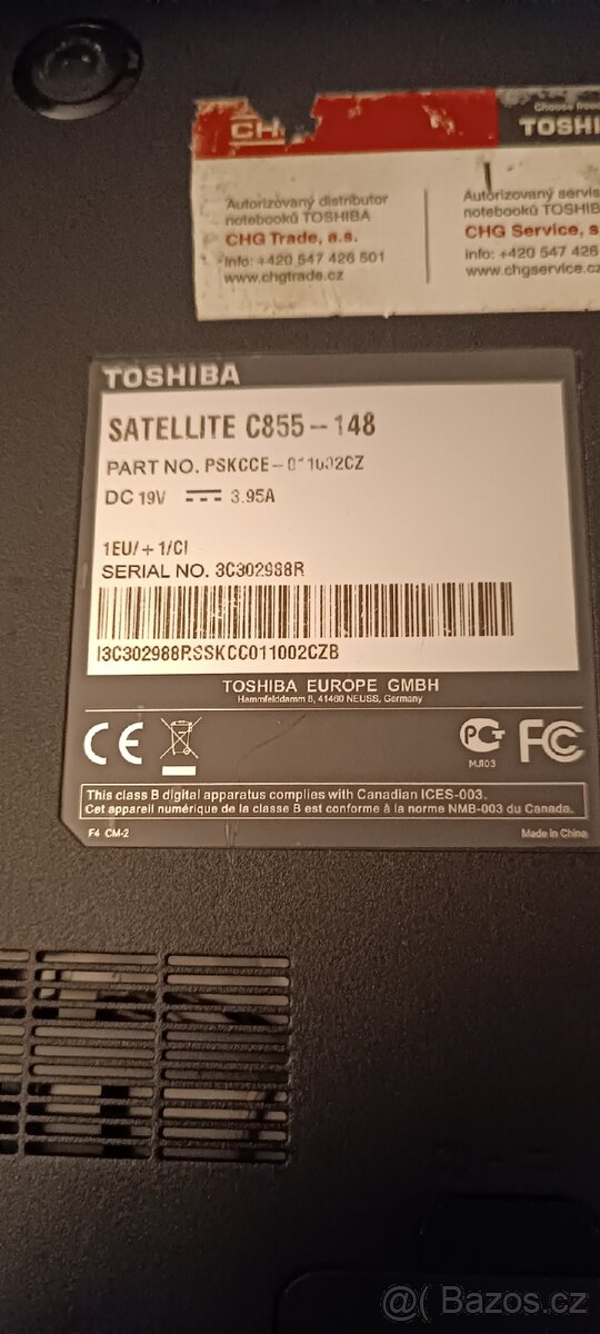 Toshiba Satellite C855-148 - 8