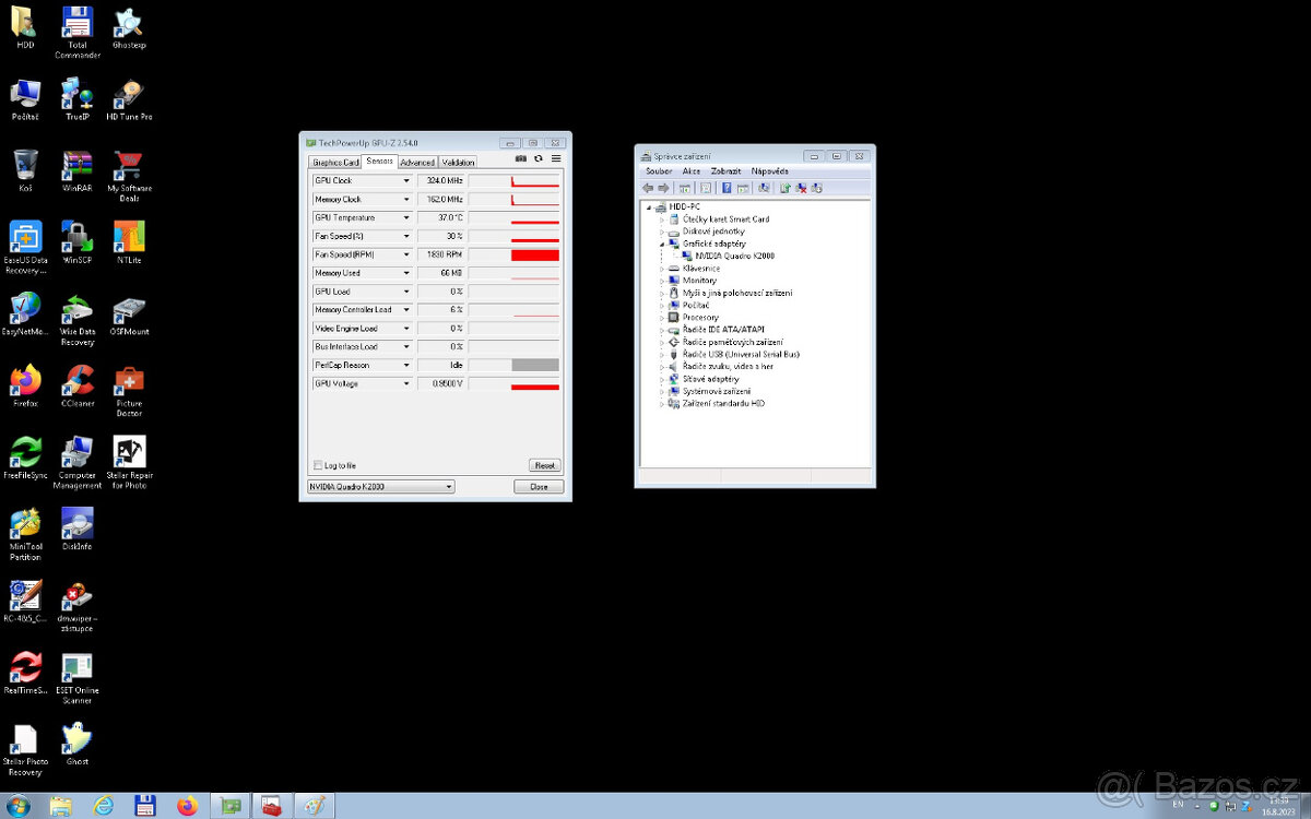 HP NVIDIA Quadro K2000 - 2GB - GDDR5 - 8