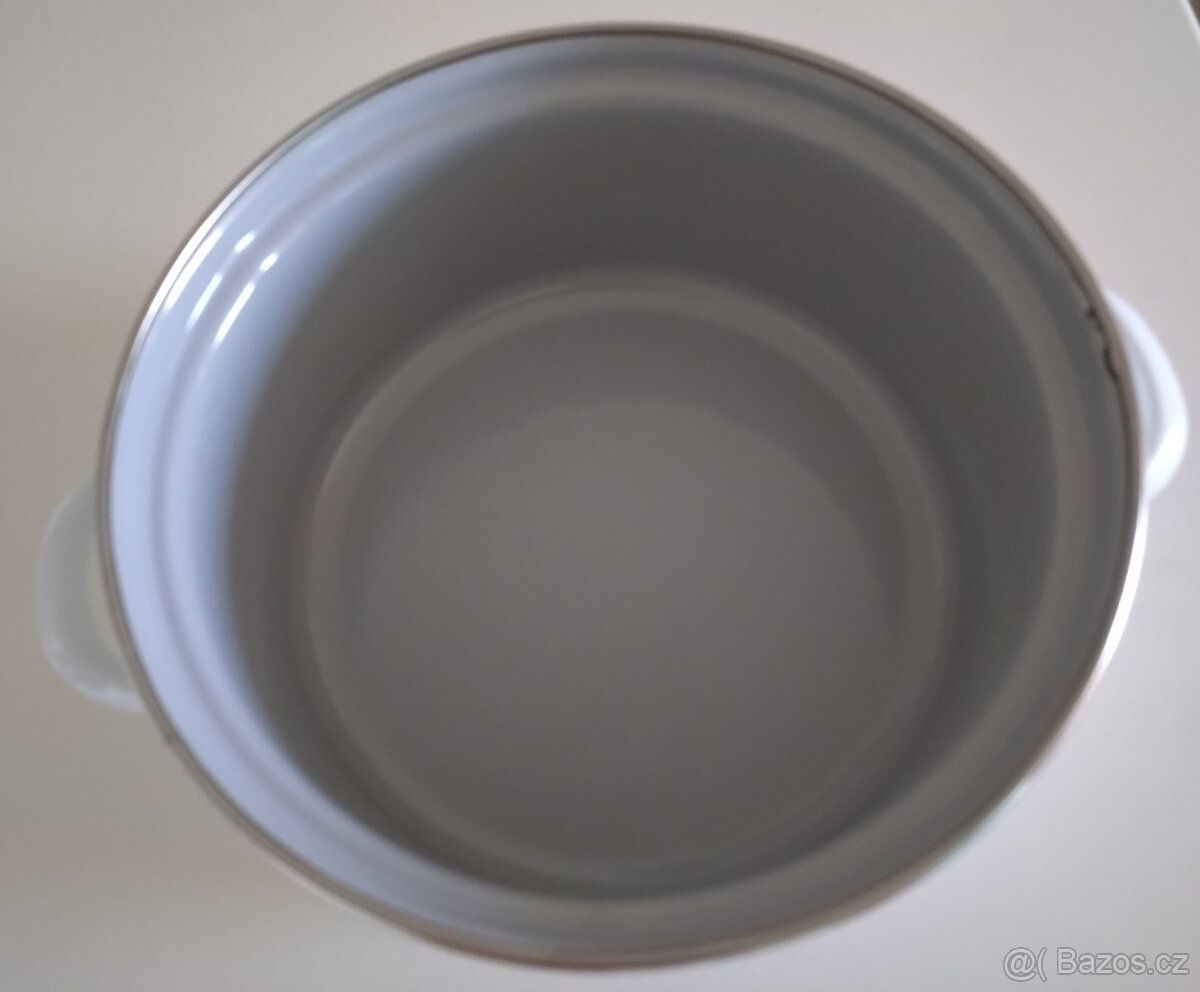 elegantní sada smaltovaných hrnců Ibiza, 1984, Smalt BSB - 8