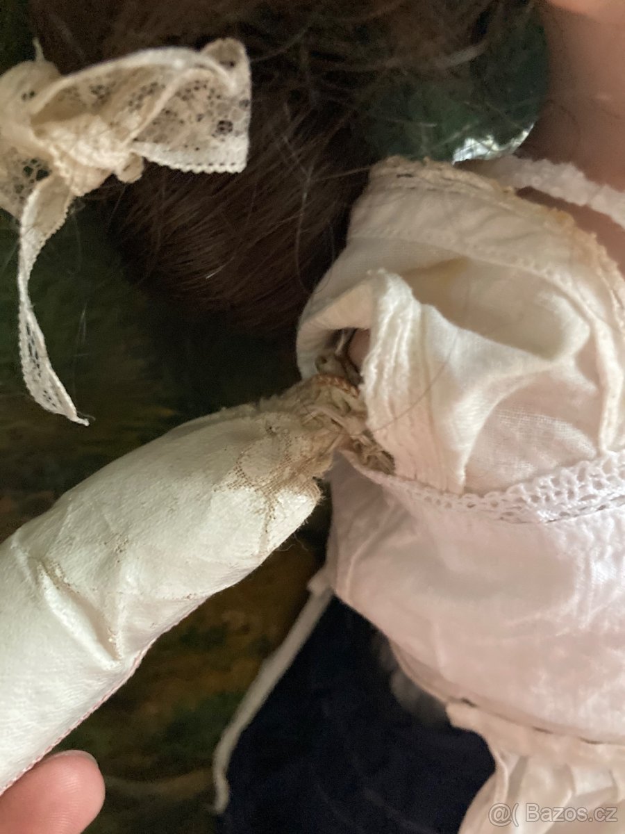 Stará panenka s porcelánovou hlavou Armand Marseille - 8