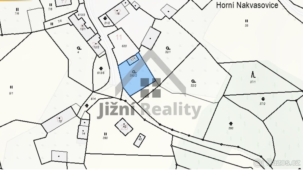 Stavební parcela 421 m2 v Horních Nakvasovicích - 8