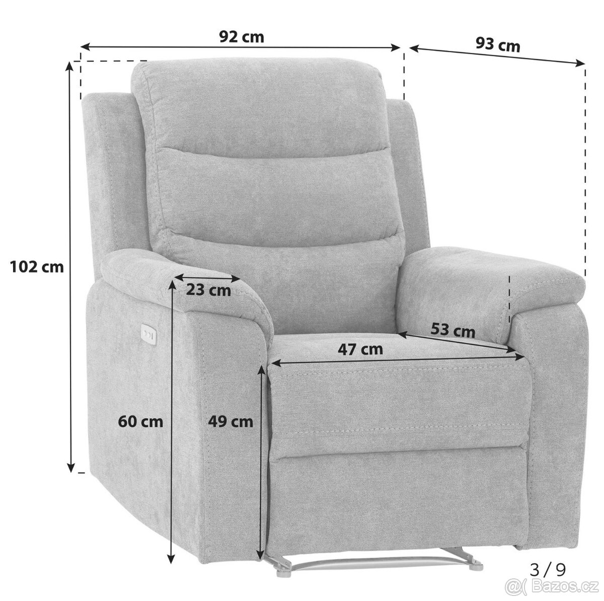 Relaxační křeslo MANSCHESTER - 8