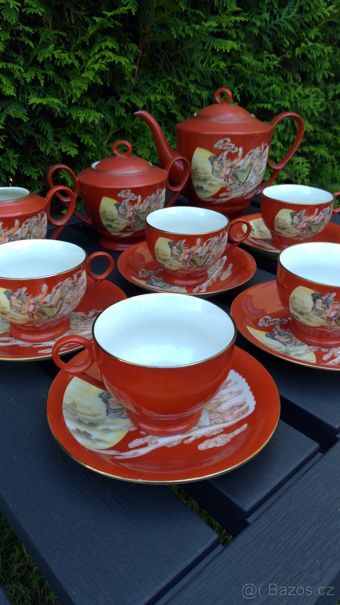 Čínský porcelánový čajový servis - 8