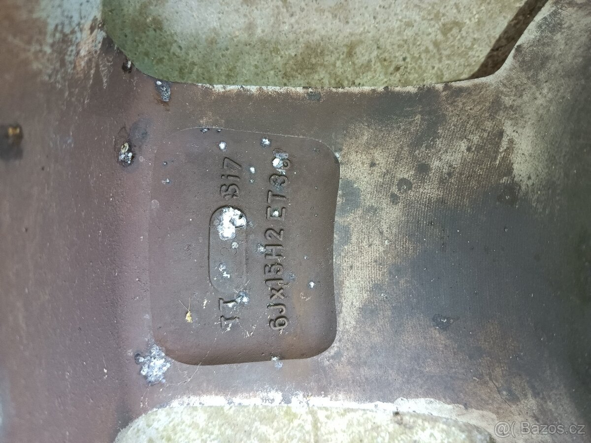 Hliníkové DISKY R15 SEAT VW ŠKODA 6j x 15 ET 38 - 8