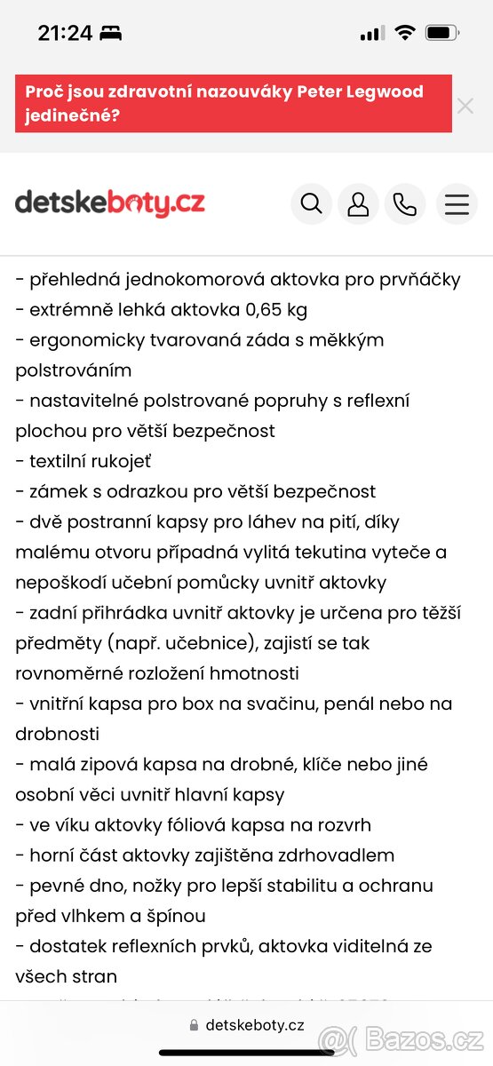 Fialová školní aktovka - 8