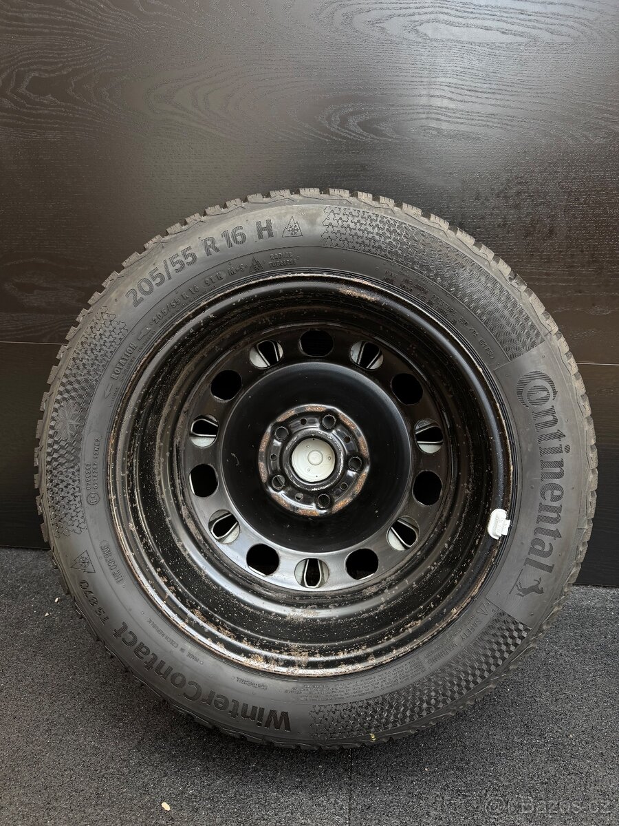 Originální plech kola VW Golf 205/55 R16 5x112❄️ (E5) - 8