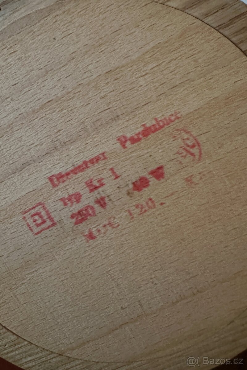 Raritní lampička Dřevotvar - 8