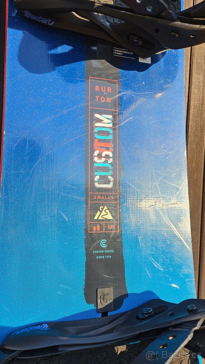 Dětský snowboard Burton 135cm + boty - 8