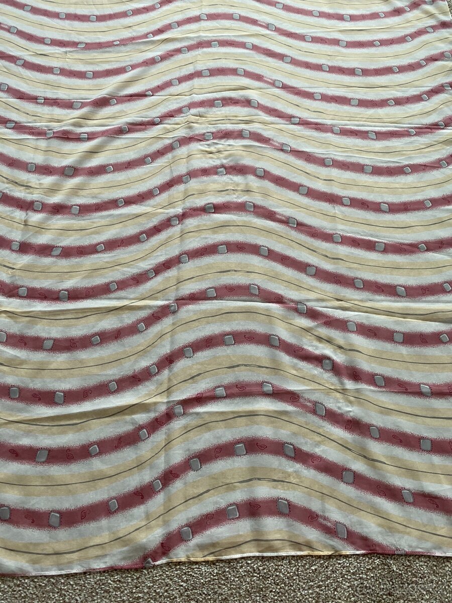 Nový velký dámský šátek Port Louis s pruhy - 160 x 120 cm - 8