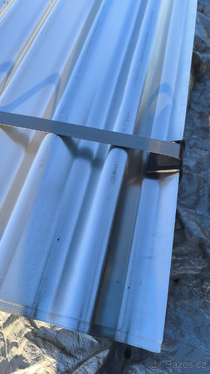 prodám vlnité pozinkované plechy nové - 8