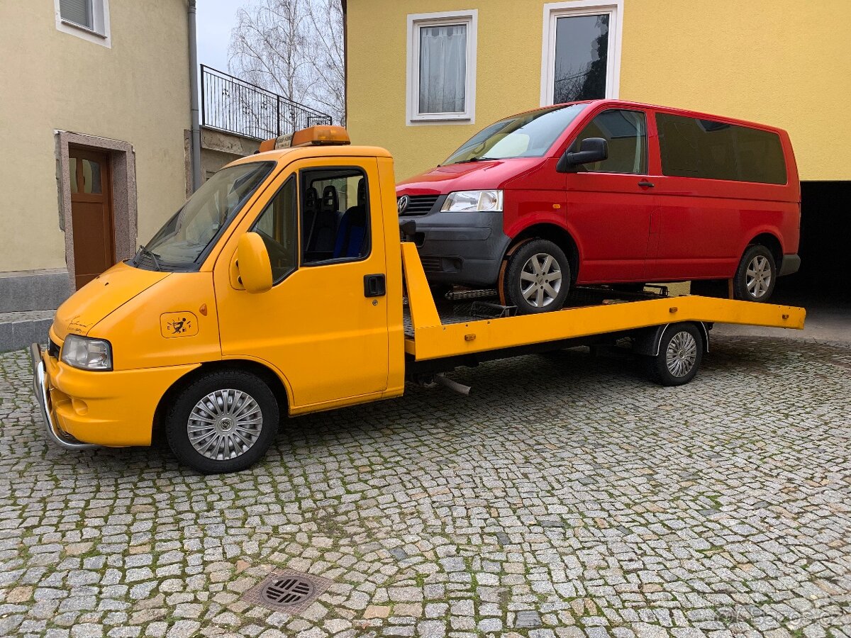 Prodám Odtahovku Fiat Ducato 2,8jtd 94kw, 3,5t, Nová STK. - 8